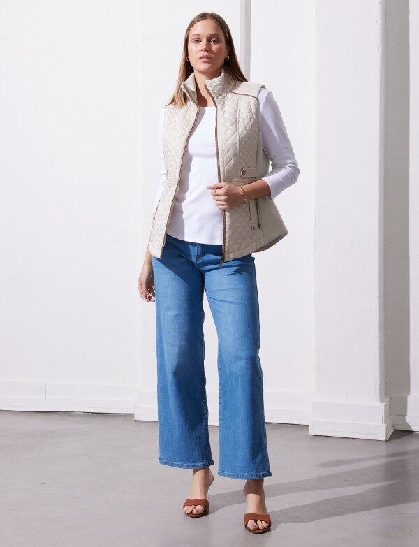 Chaleco Capitoneado BEIGE