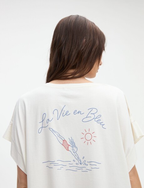Musculosa Evelyn Off white