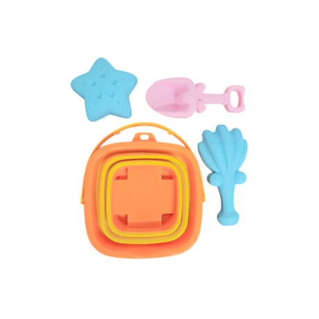 Set de Playa Infantil – Balde, Palita y Rastrillo con Molde Sc