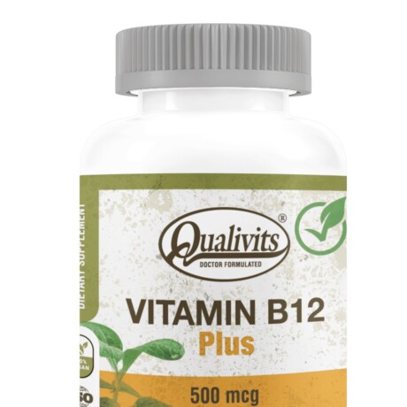 Qualivits Vitamina B12 Plus 200 Cápsulas | Suplemento Energético y Metabólico Qualivits Vitamina B12 Plus 200 Cápsulas | Suplemento Energético y Metabólico