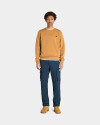 Polera Oyster River Logo Hombre Wheat Boot-black