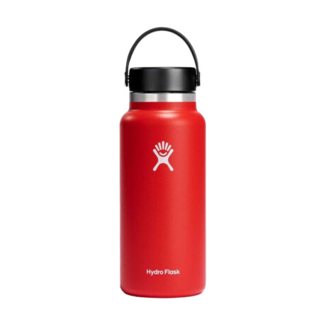 Botella Hydro Flask 32 Oz Wide Flex Cap Goji Rojo