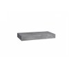 Mueble de baño suspendido en porcelanato Peri Gris Pulido 80 cm sin bacha Mueble De Baño Suspendido En Porcelanato Peri Gris Pulido 80 Cm Sin Bacha