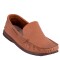 mocasín 100% cuero Camel