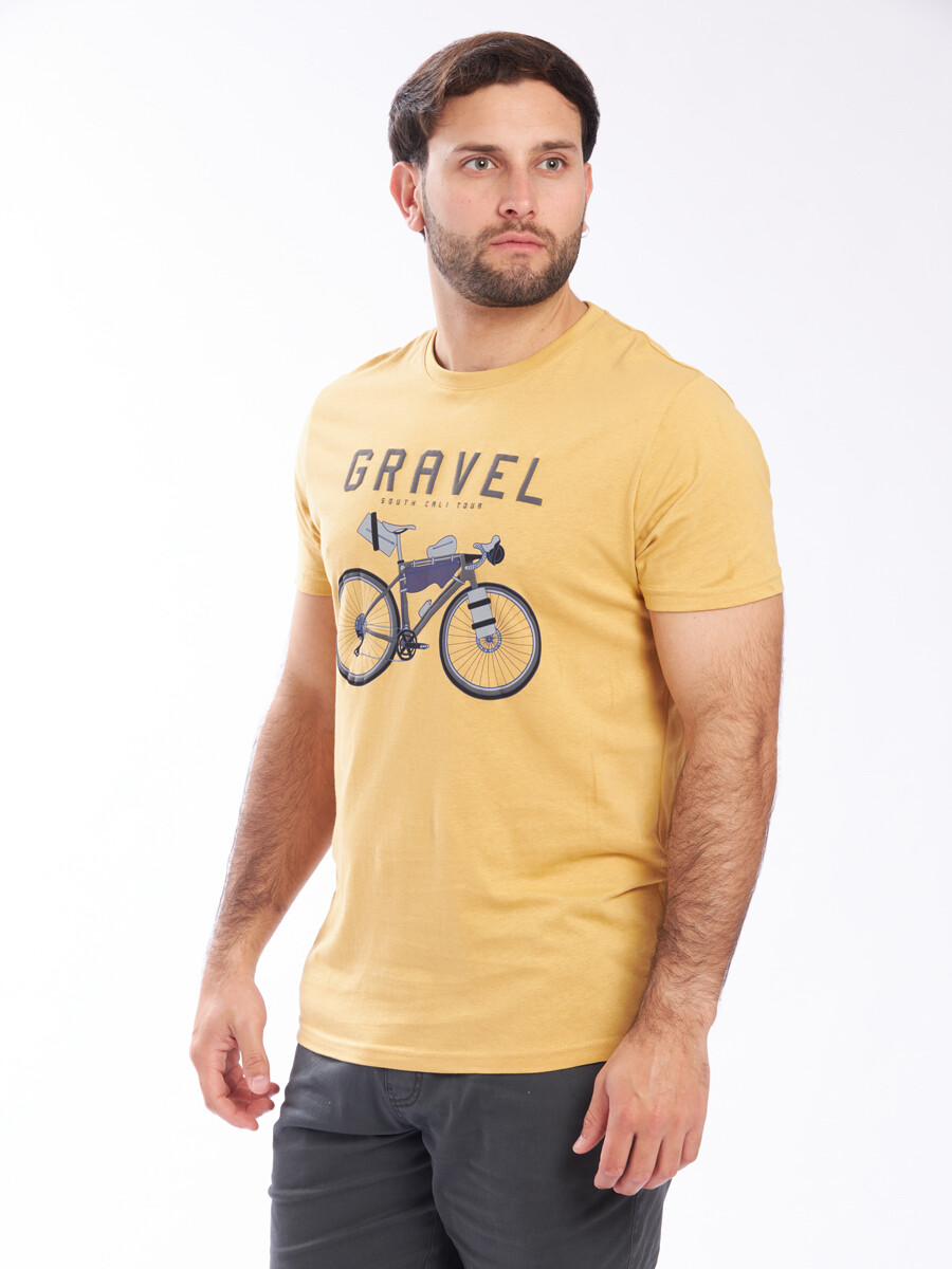 T-SHIRT GRAVEL425 - Amarillo 