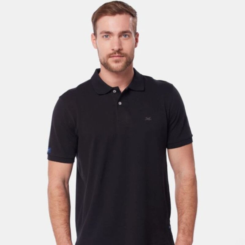Remera Hombre Polo Legacy Negro