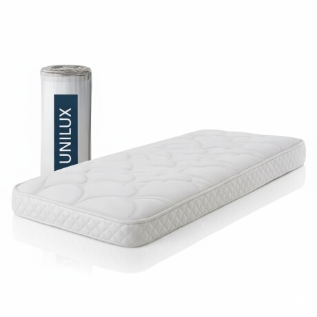 COLCHON DE ESPUMA 1 PLAZA 14CM DENSIDAD Colchón De Espuma 1 Plaza 14cm Densidad Blanco