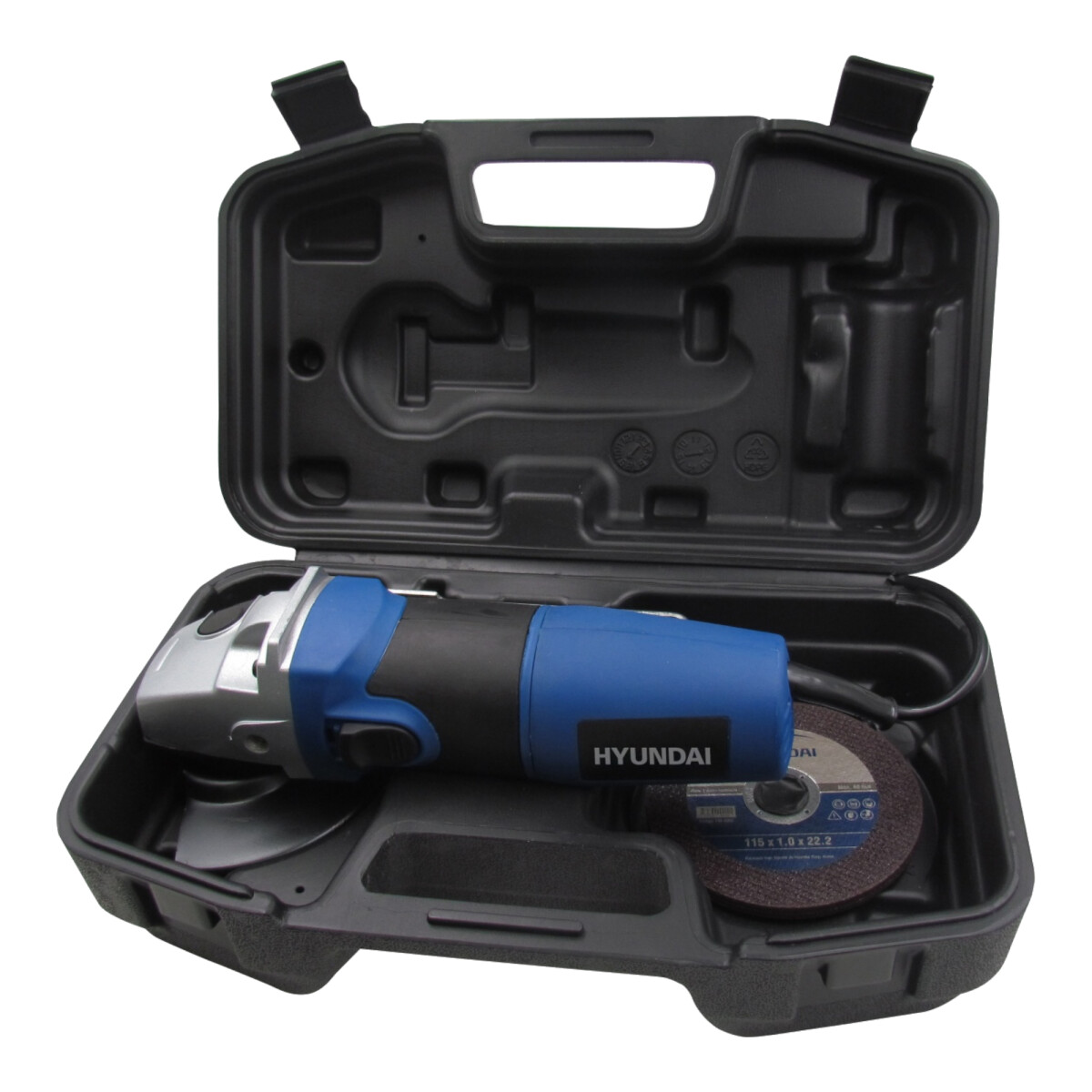 Amoladora Angular Hyundai HYAG317 800W 115MM + 10 Discos 