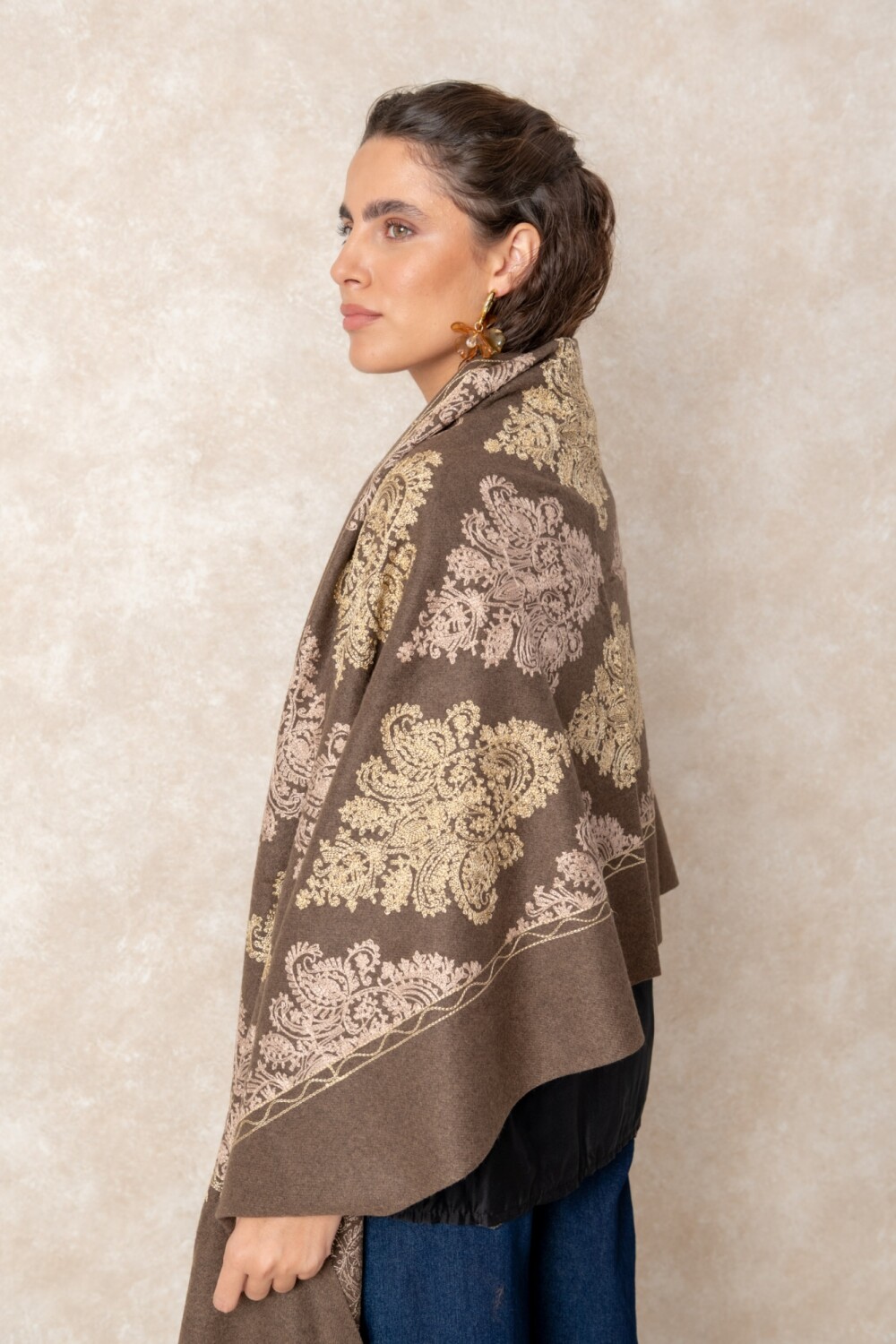 PASHMINA SIBILA Chocolate
