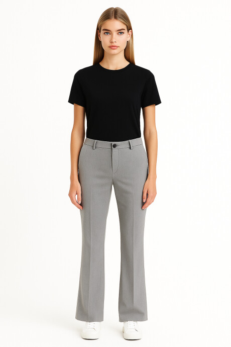 Pantalon Aphilia Gris Claro