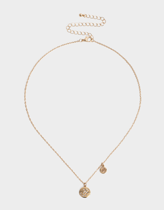 Cadena Corta con Dije Capsula Especial Cadena Corta Con Dije Virgo - Dorado