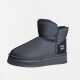 BOTA PLATAFORMA CORDERITO NEGRA