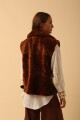 CHALECO EKO Fur Marron