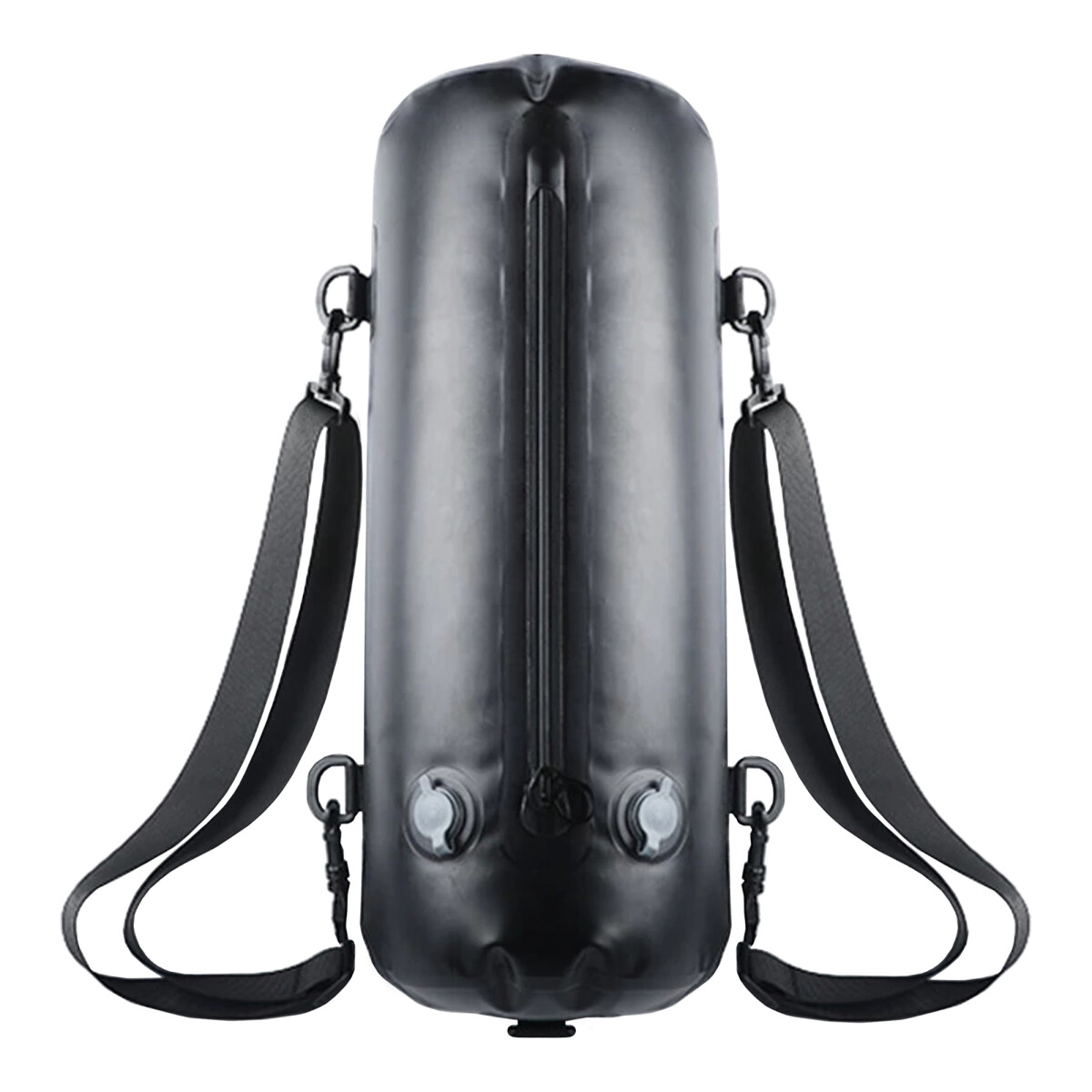Bolso Impermeable y Hermético Marjaqe. Capacidad de 12L. Color Negro. 
