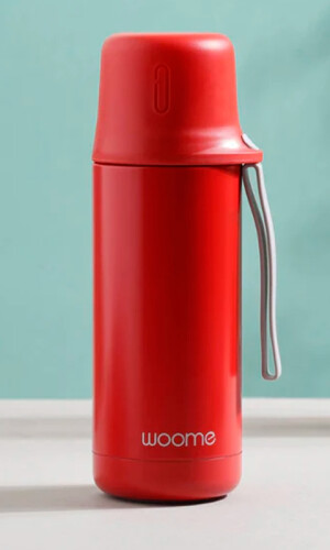 TERMO 500 ML ACERO INOXIDABLE ROJO