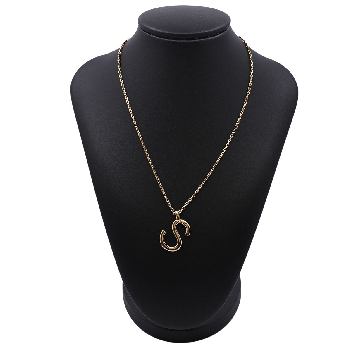 Inicial oro 18k letra S grande. 