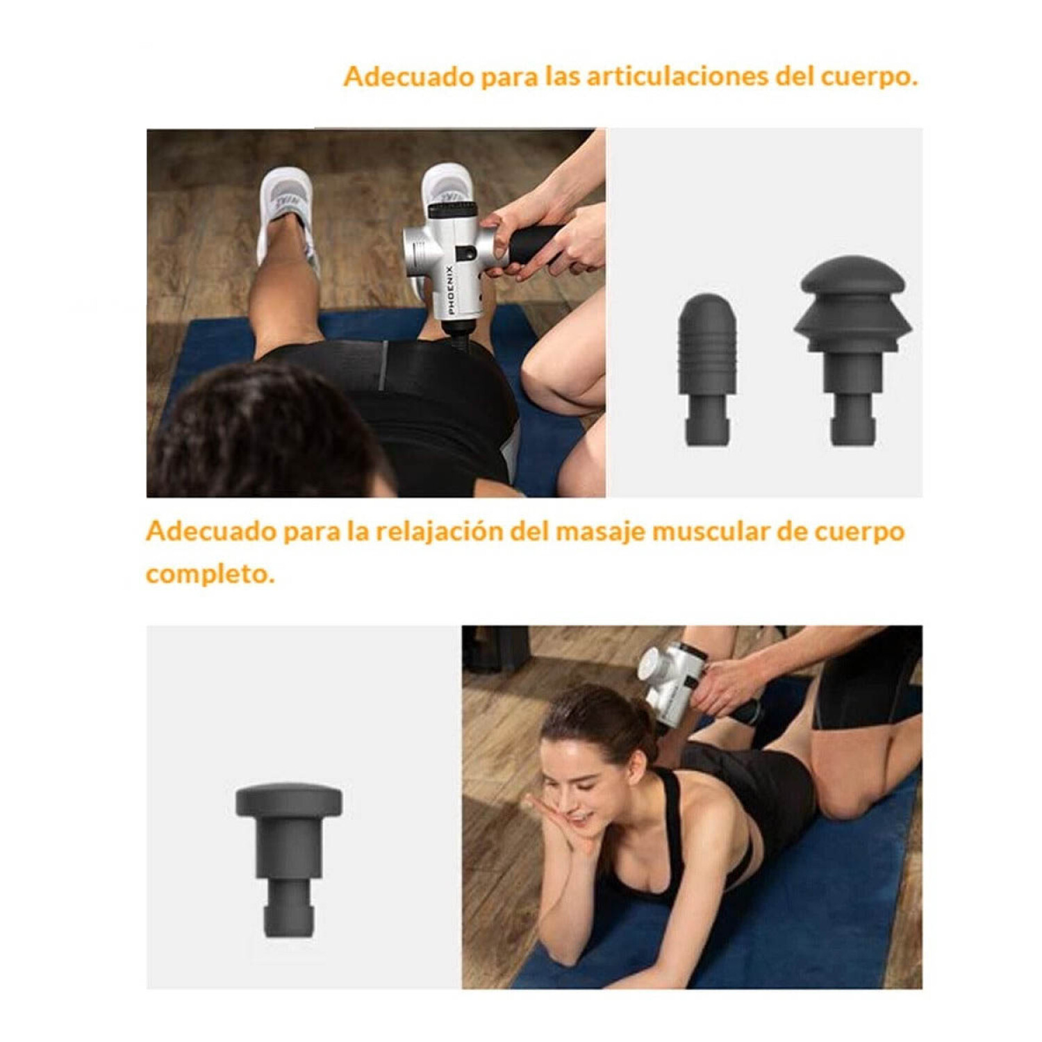 Masajeador Eléctrico Pistola Inalambrica Lo Ultimo! Negro — El