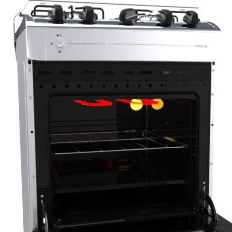 Cocina Enxuta CENX27542W-1 4 Hornallas Termocupla y Grill 001
