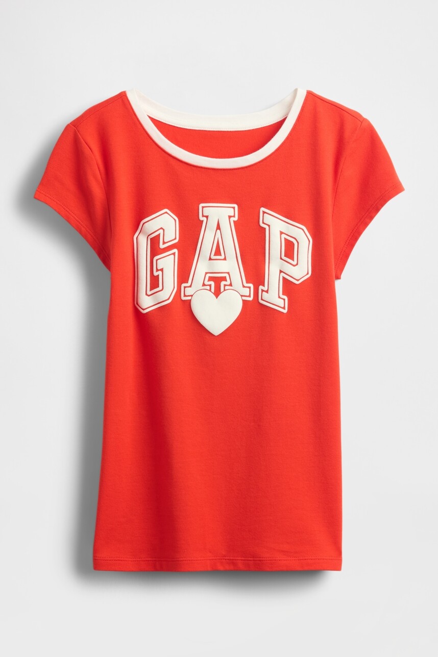 Remera Gráfico Niña Poster Red