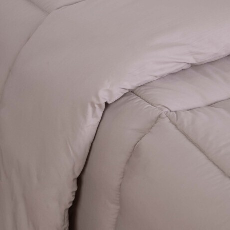 ACOLCHADO 2 PLAZAS ALGODON BLANCO PLUMI PERLA