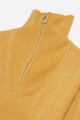 Sweater largo medio AMARILLO