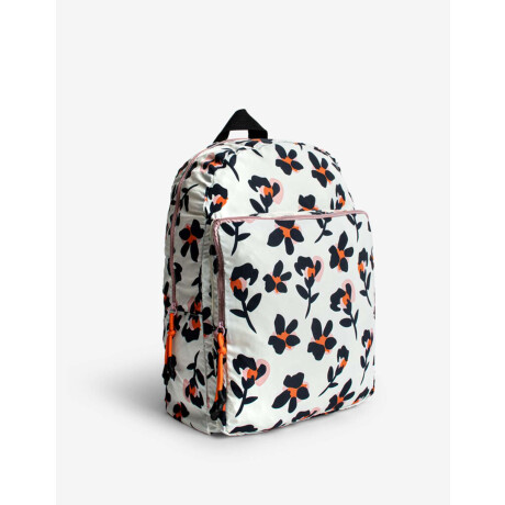 Mochila Plegable Con Estampa Floral Estampado Flores