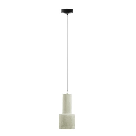 Lámpara de Techo Colgante Moderna con Pantalla Símil Cemento Gris