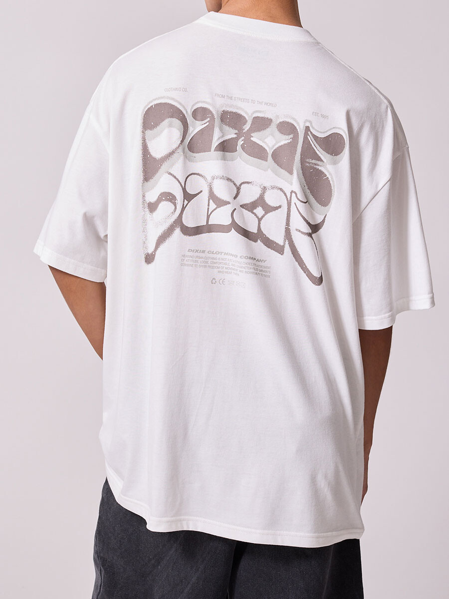 T-SHIRT LUFO DIXIE - Crudo 