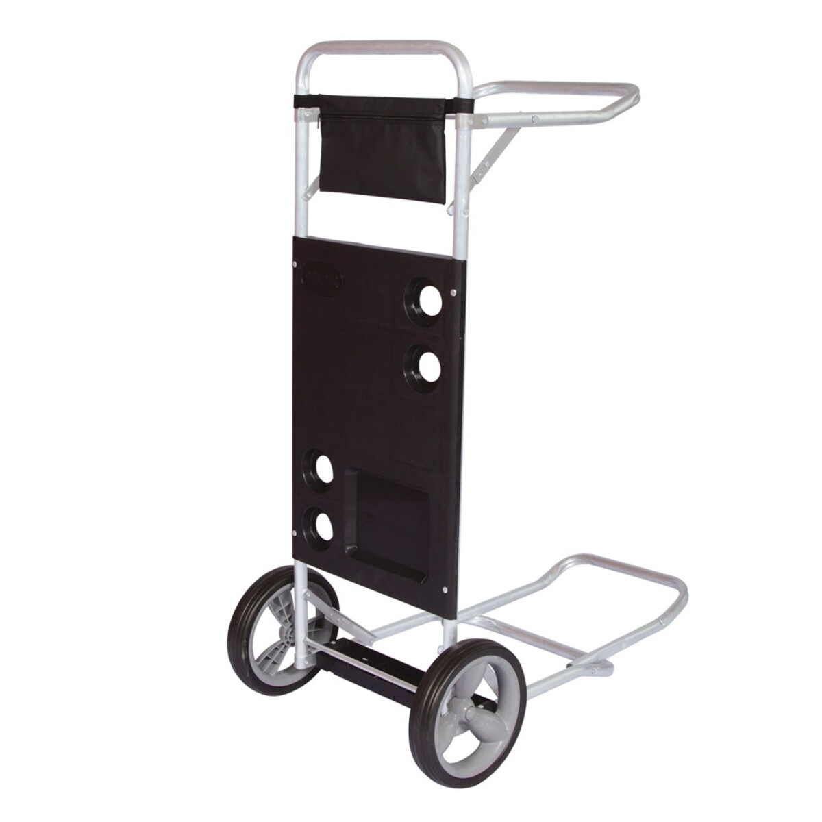 Carrito de Playa en Aluminio MOR con Extensión para conservadora Negro 