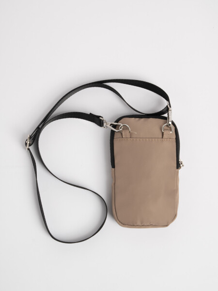 Bandolera porta celular Beige