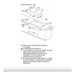 Placa de induccion Bosch PVQ731H26E c/extractor negro
