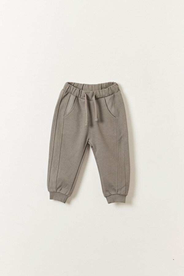 Pantalón deportivo con textura Verde