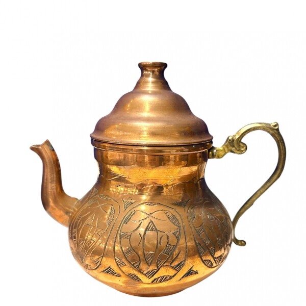 PROMO Tetera cobre lisa T2 Con diseño 1 T2