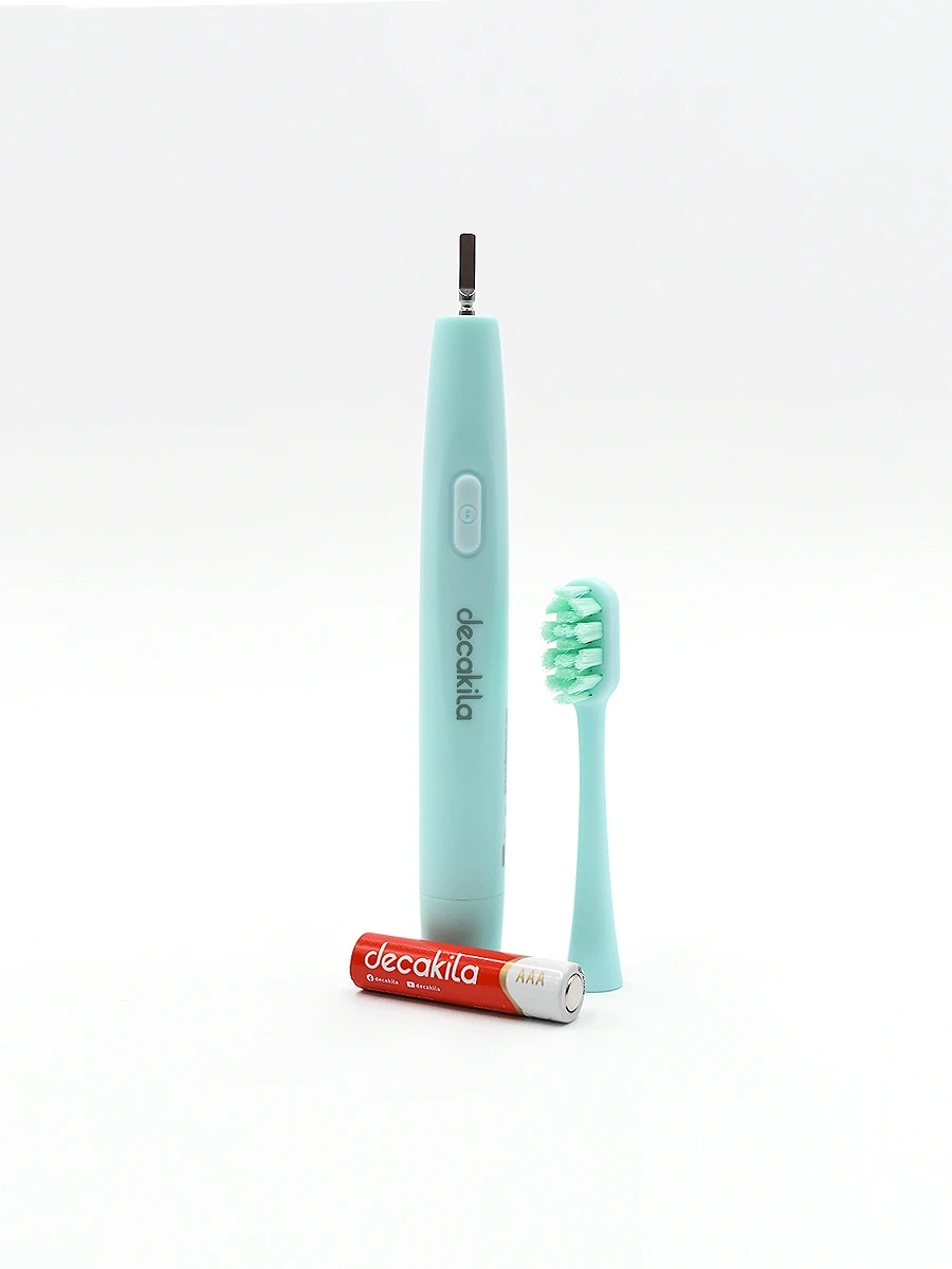 CEPILLO DE DIENTES A PILA - VERDE AQUA 