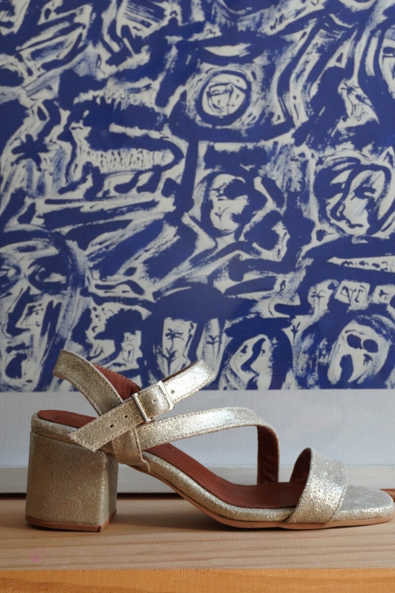 Sandalia Bling Bling Plateado