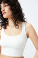 Top Unno Piece of Cake Elastizado S/M Crudo