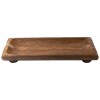 BANDEJA RECT MADERA 64X28X6CM Unica
