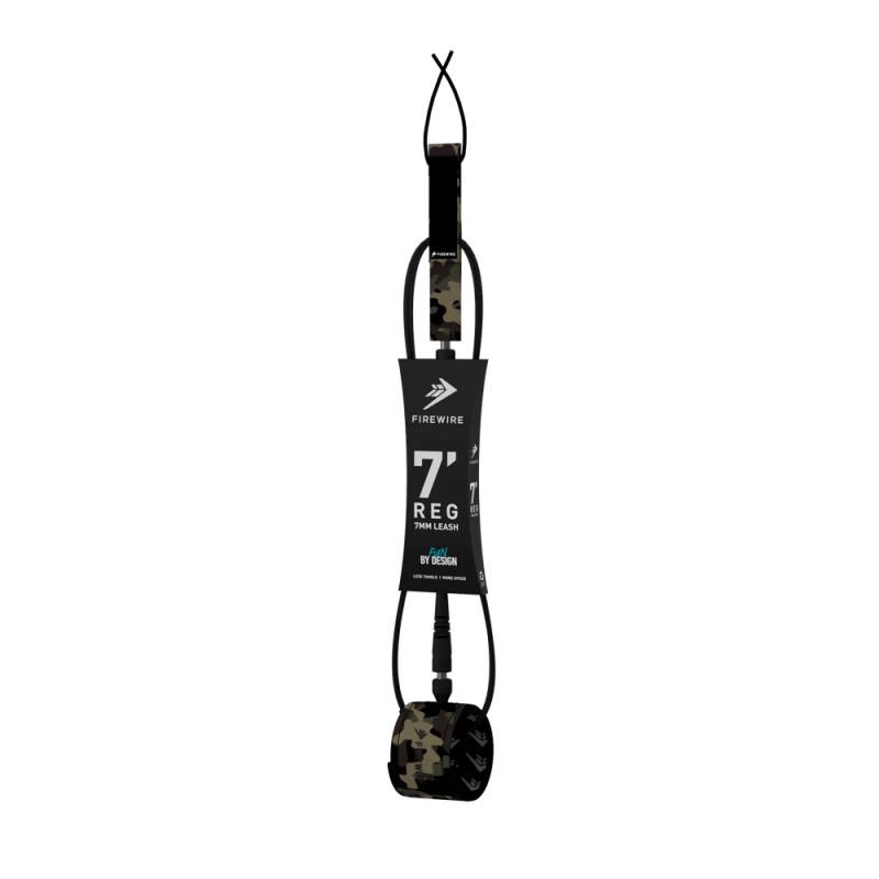 Leash - Firewire - All Day - 7ft 7mm - Camo