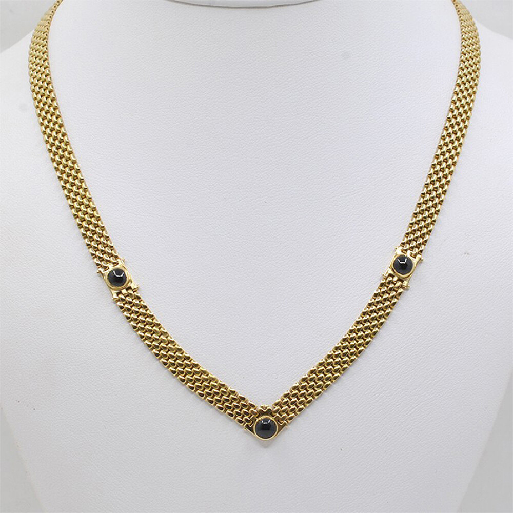 Gargantilla En Oro 18K Y Zafiros Gargantilla En Oro 18K Y Zafiros