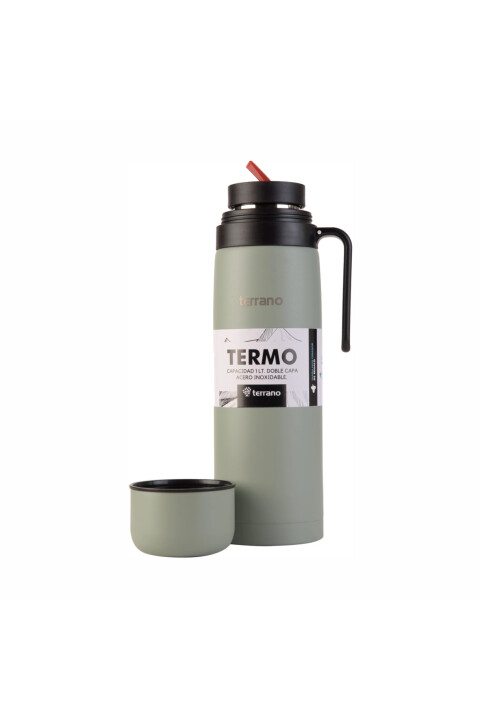 TERMO TERRANO MANIJA RIGIDA VERDE OLIVA