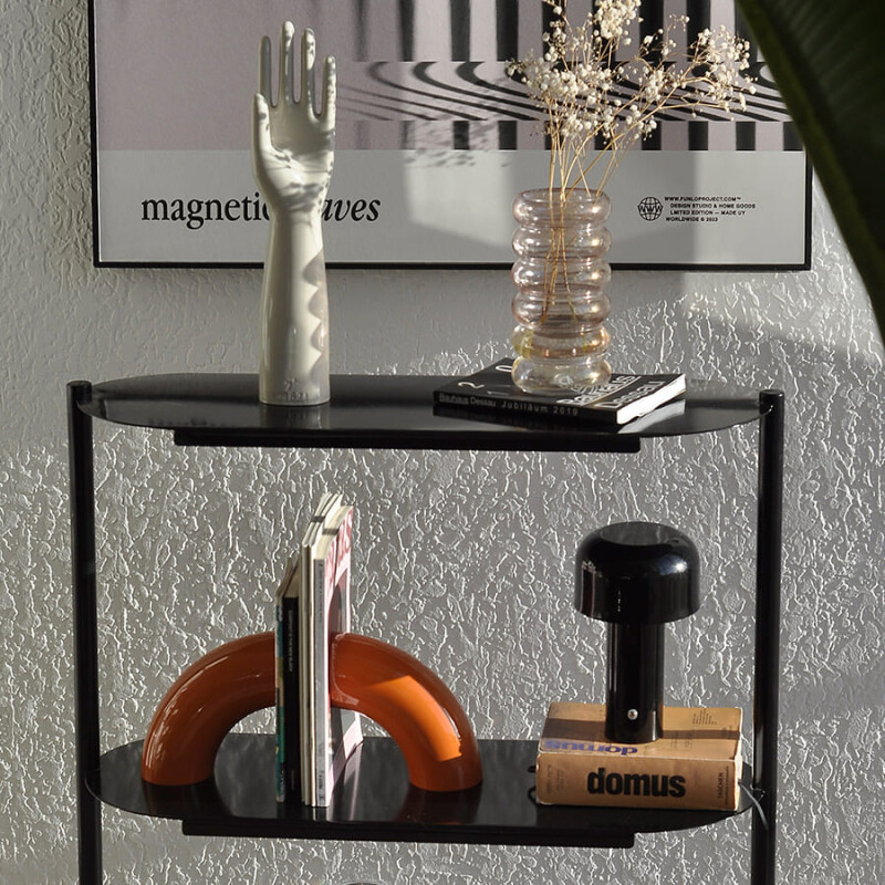 Lampara de mesa recargable USB negro