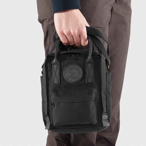 Crossbody Fjallraven Kanken No. 2 Black Sling Unisex Black