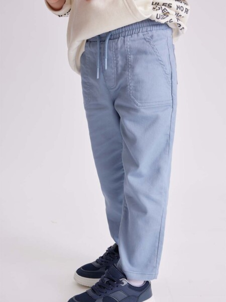 Pantalón twill Celeste