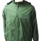 Campera impermeable forro polar - Verde bosque