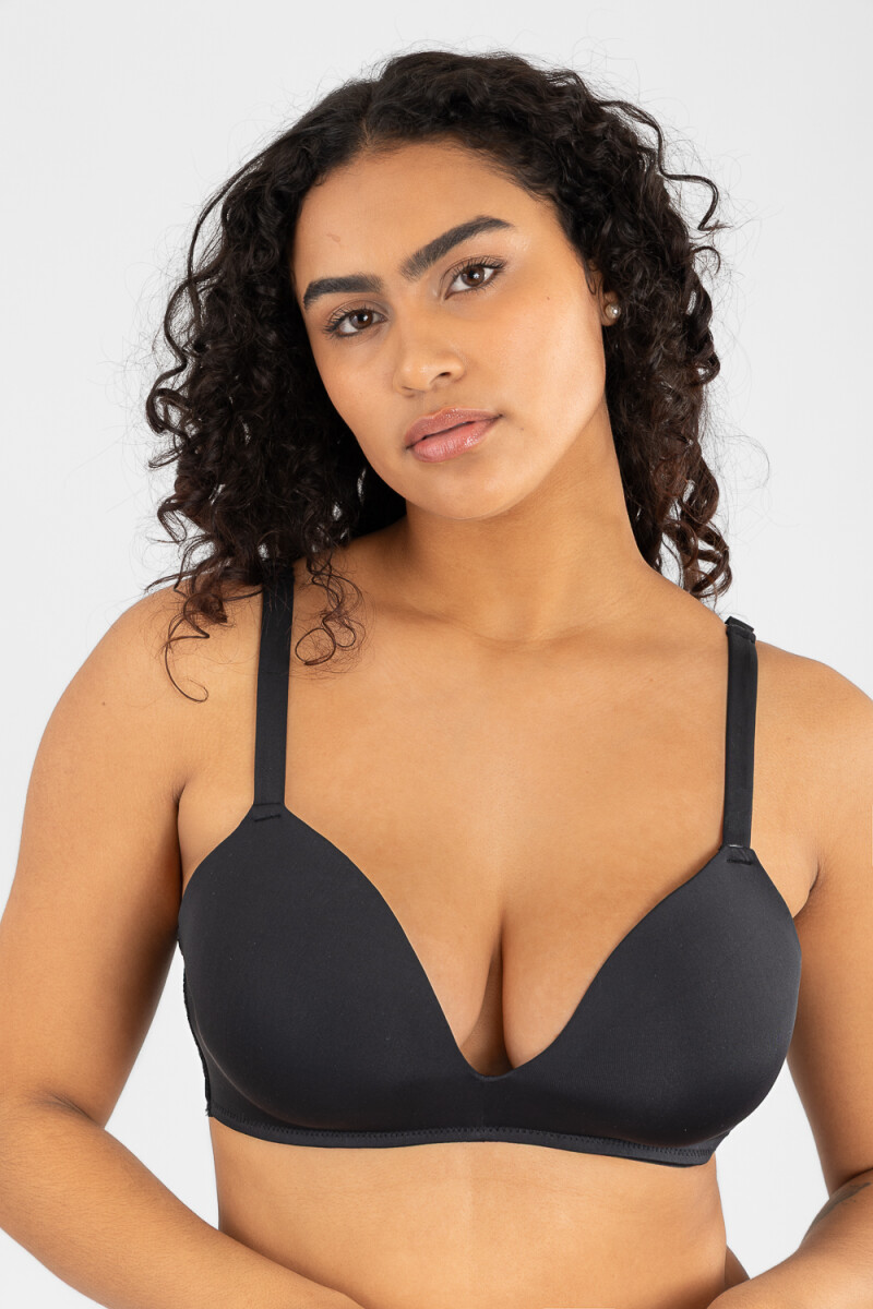 Soutien triangulo prefromado copa c calatea - Negro 
