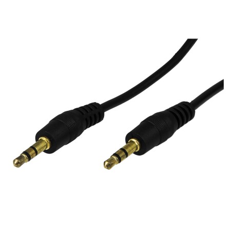 Cable de Audio ARGOM 3.5MM A 3.5MM Longitud 1.5M ARGCB0035 - Negro Cable de Audio ARGOM 3.5MM A 3.5MM Longitud 1.5M ARGCB0035 - Negro