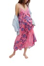 FIRST DATE PRINTED MAXI SLIP Rosa