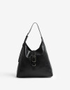 Saca Cartera Formato Hobo Negra - Negro