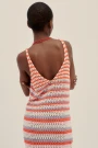 STRIPED KNIT DRESS Cadaques Bubblegum