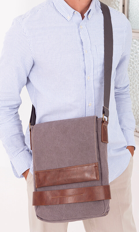 MATERA -MORRAL FUJI CANVAS GRIS